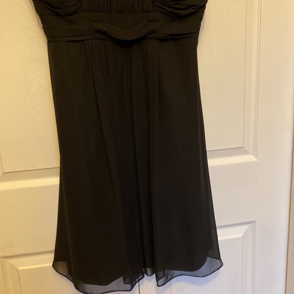 Black formal high neck halter dress - Picture 3 of 8